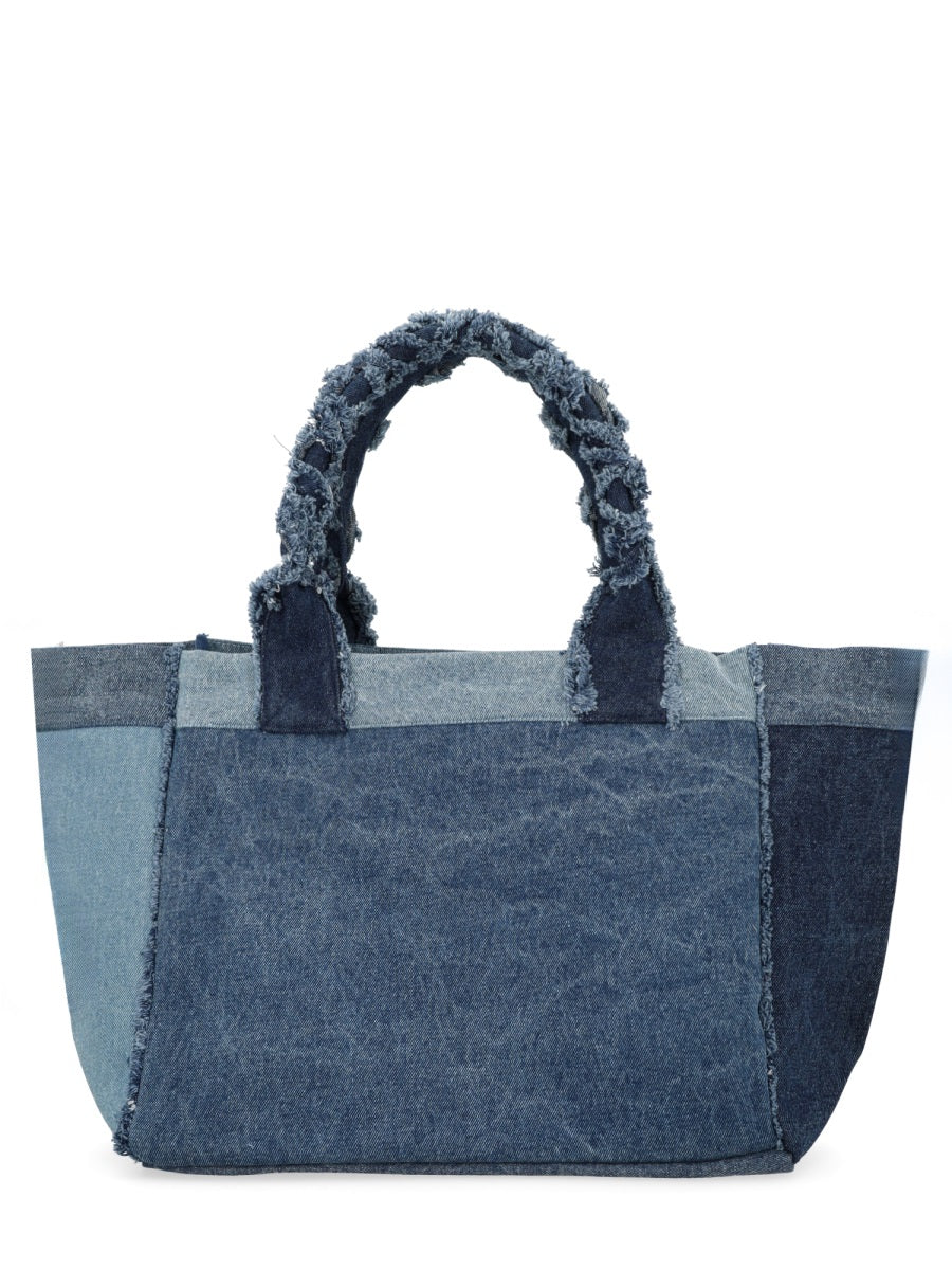 Ganni Women Borsa Tote Medium In Denim