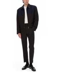 VERSACE Versace Men Giacca In Lana E Mohair Con Zip
