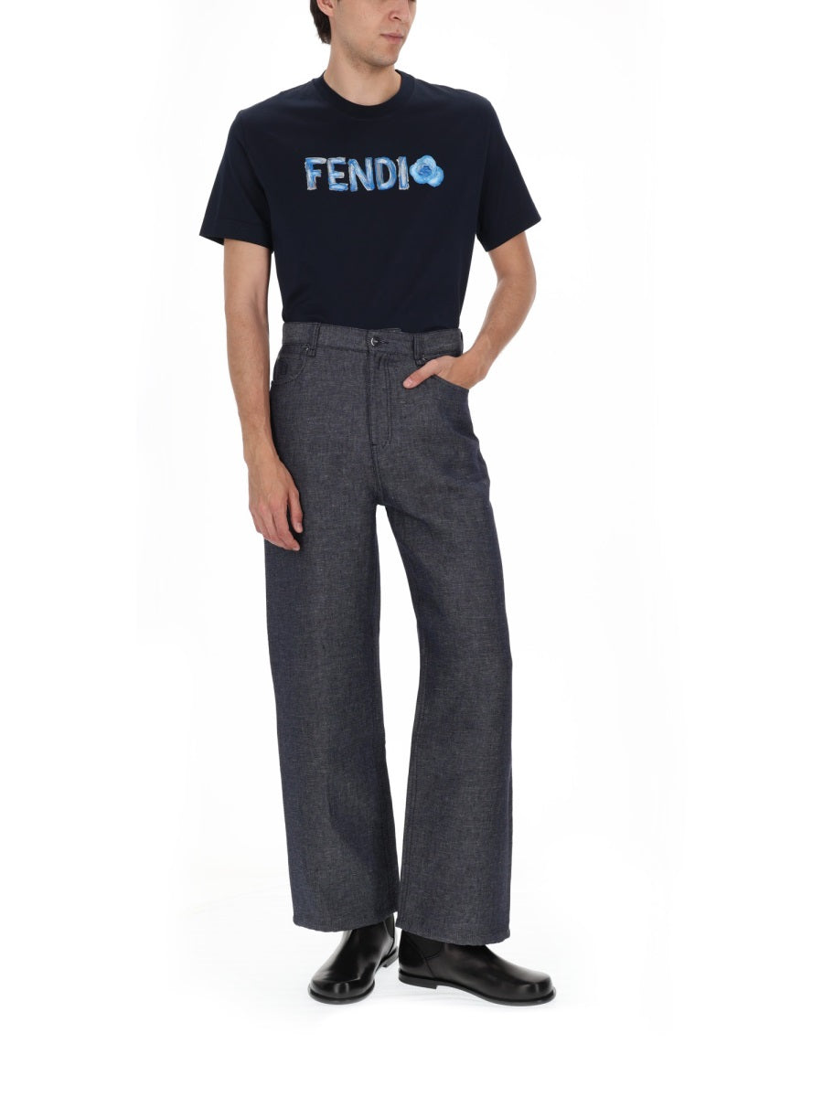 Fendi Men Jeans Relaxed Fit