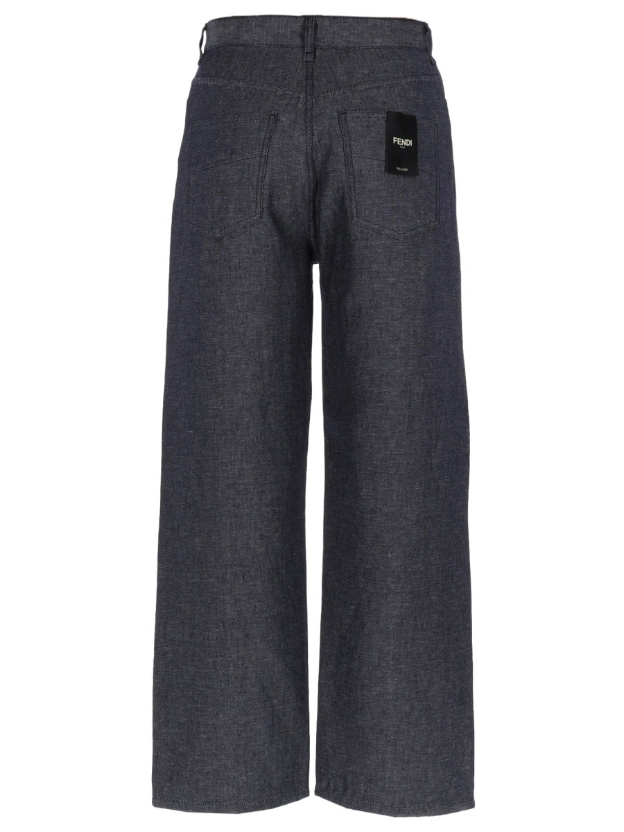 Fendi Men Jeans Relaxed Fit