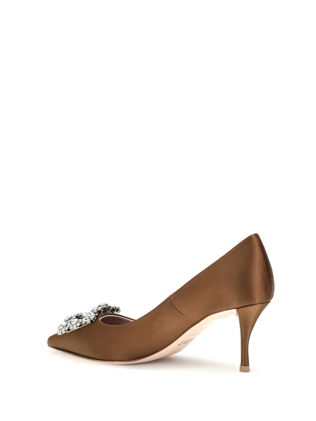 Roger Vivier Women Efflorescence Satin Pumps