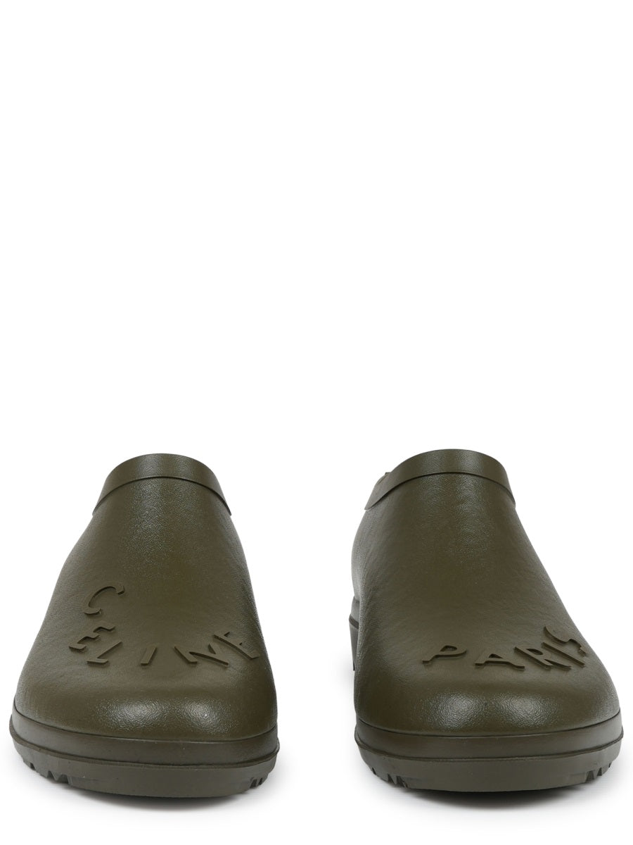 Celine Women Zoccolo "Garden" Con Logo