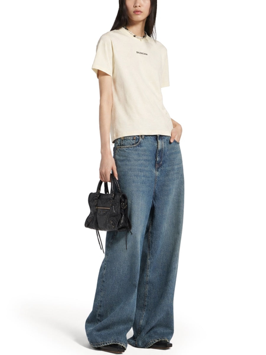 Balenciaga Women T-Shirt Con Logo