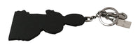 Dolce & Gabbana Dolce & Gabbana Leather Dominico Stefano #DGFAMILY Logo Badge Women's Keychain