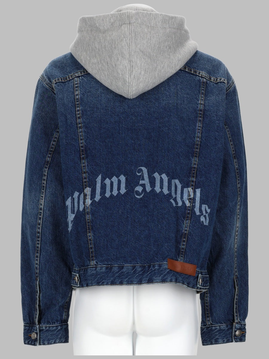 PALM ANGELS Palm Angels Men Giacca In Denim Di Cotone