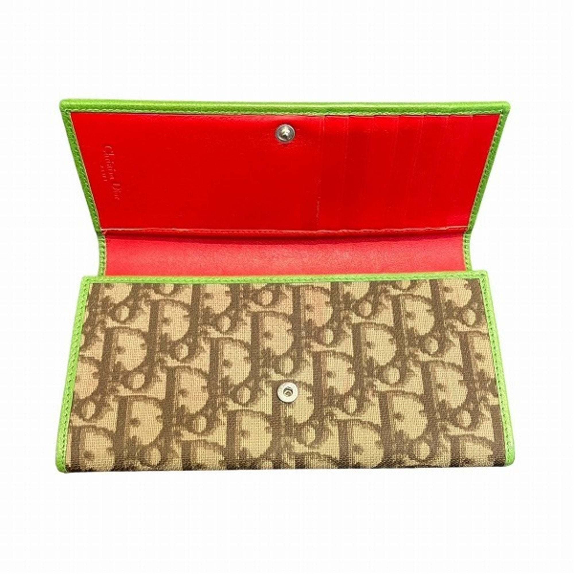 Dior Rasta Brown Canvas Wallet  (Pre-Owned)