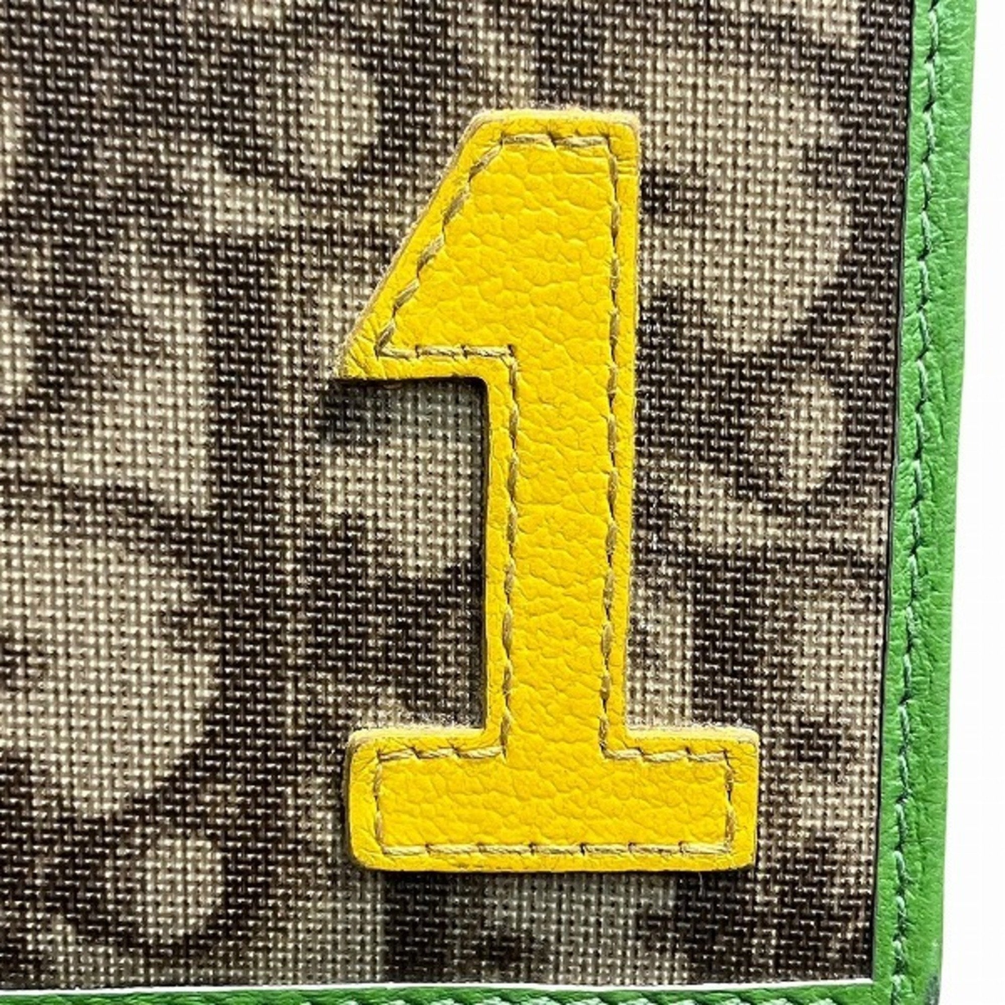 Dior Rasta Brown Canvas Wallet  (Pre-Owned)