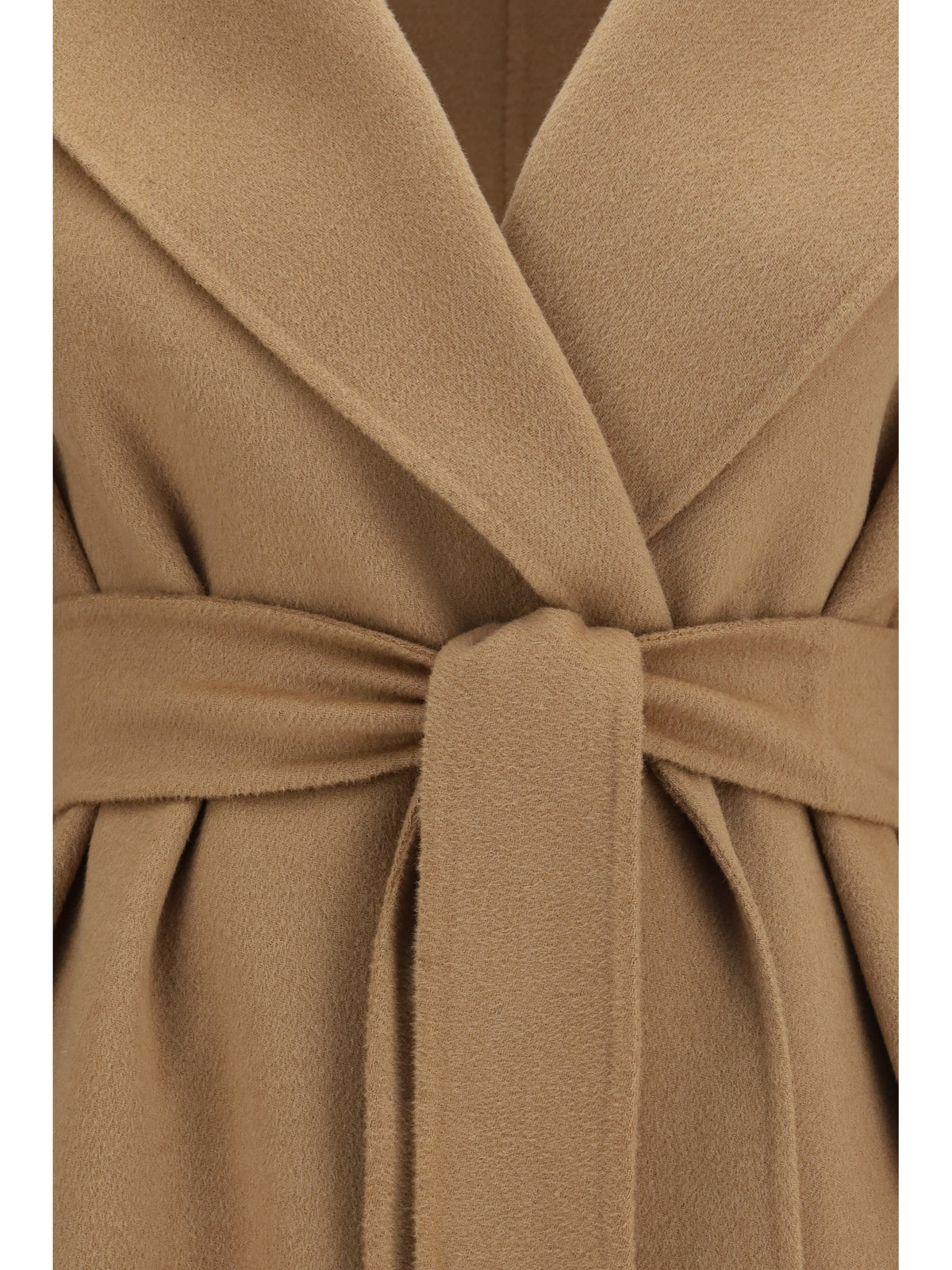 MAX MARA STUDIO Max Mara Studio Women Long Robe Coat In Wool, Cashmere And Silk