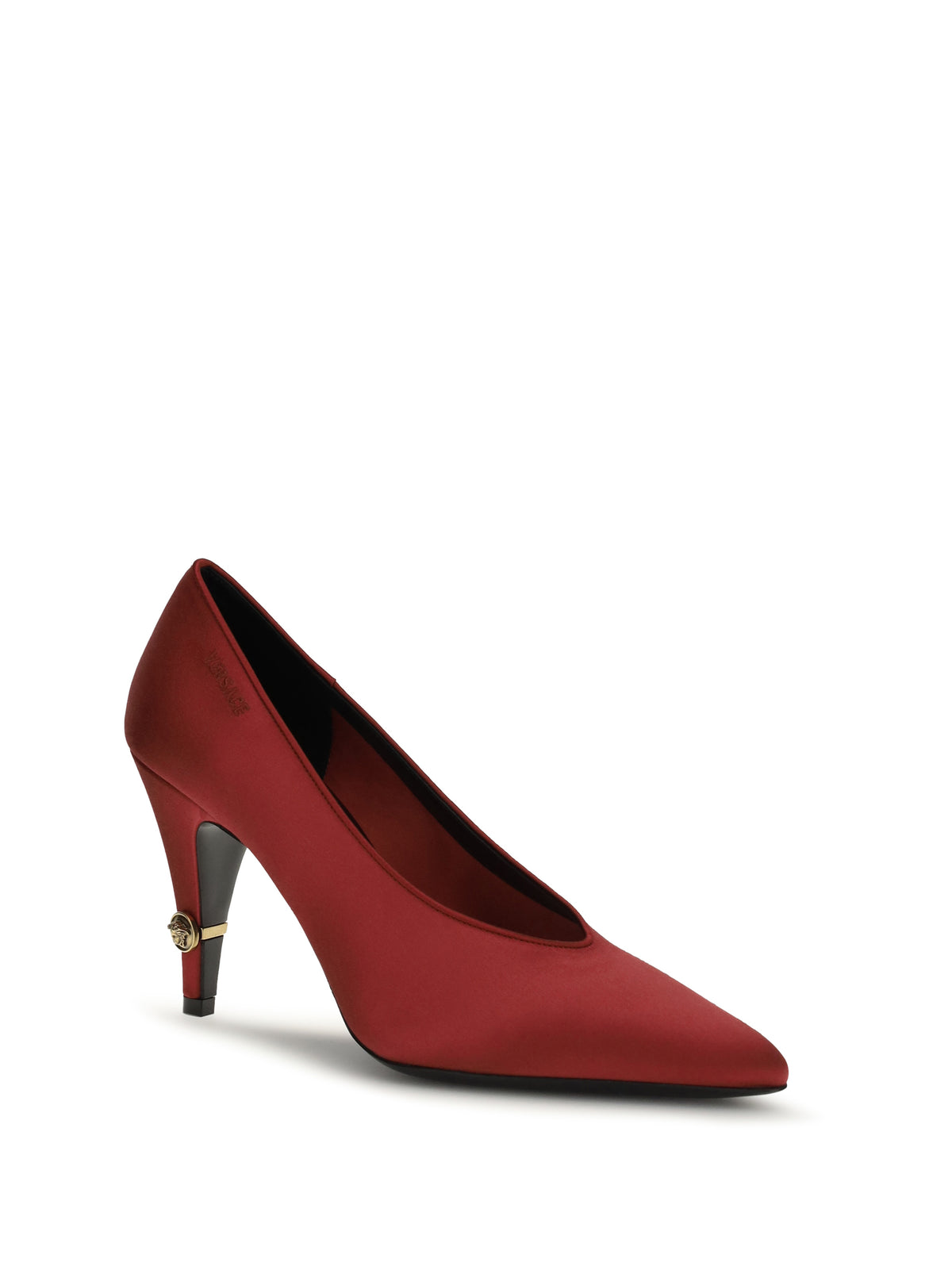 Versace Women Gianni Satin Pumps