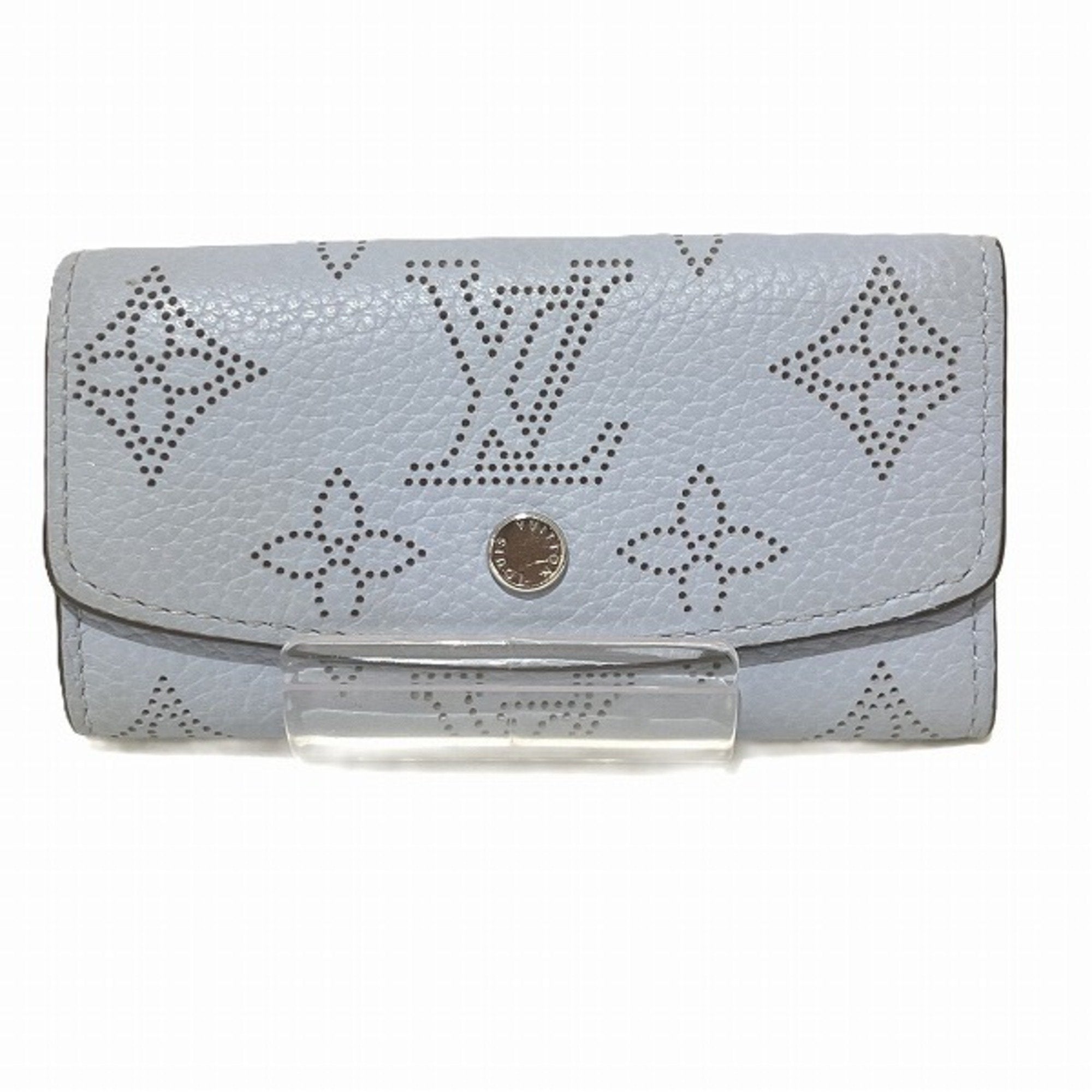 Louis Vuitton Multiclés 4 Blue Leather Wallet  (Pre-Owned)
