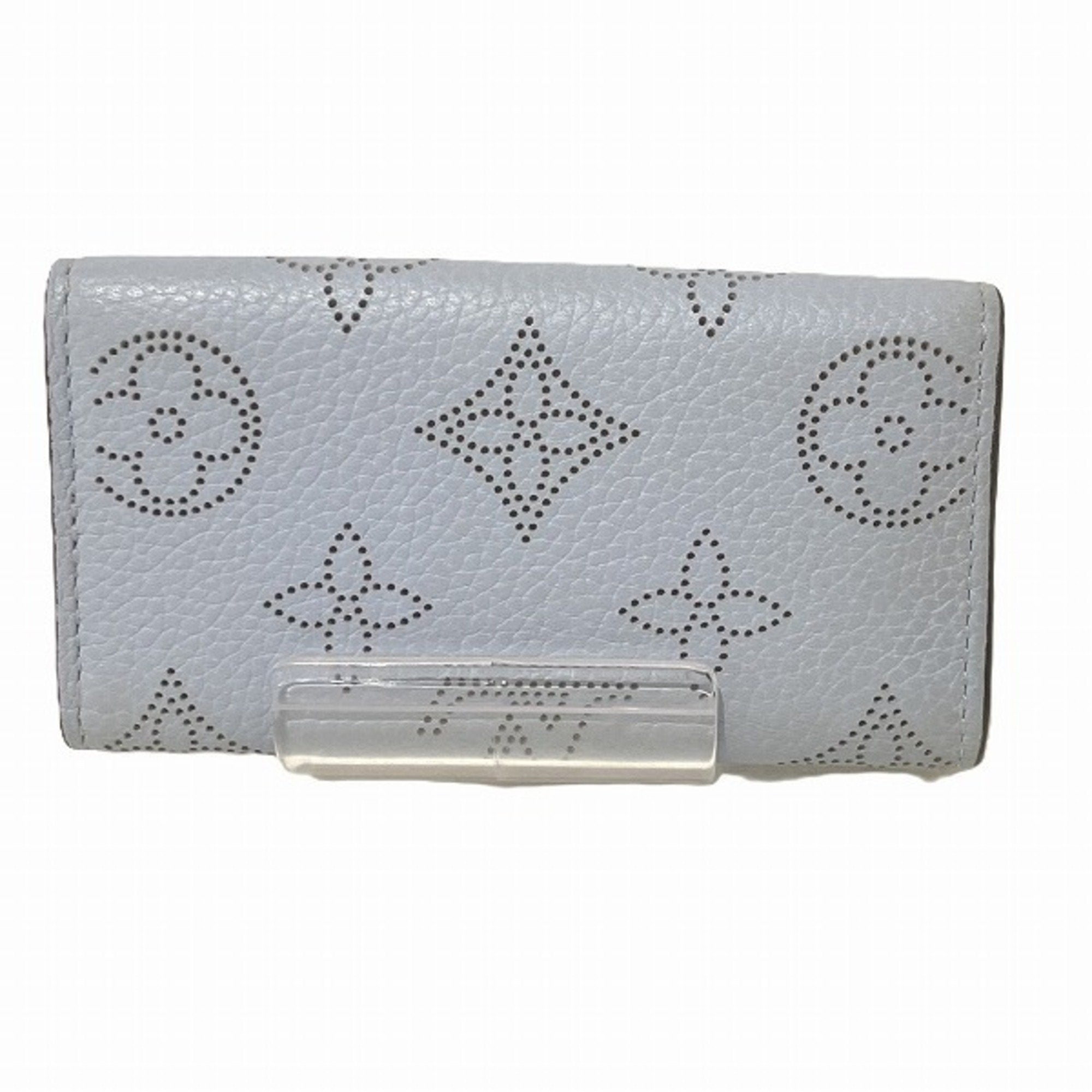 Louis Vuitton Multiclés 4 Blue Leather Wallet  (Pre-Owned)