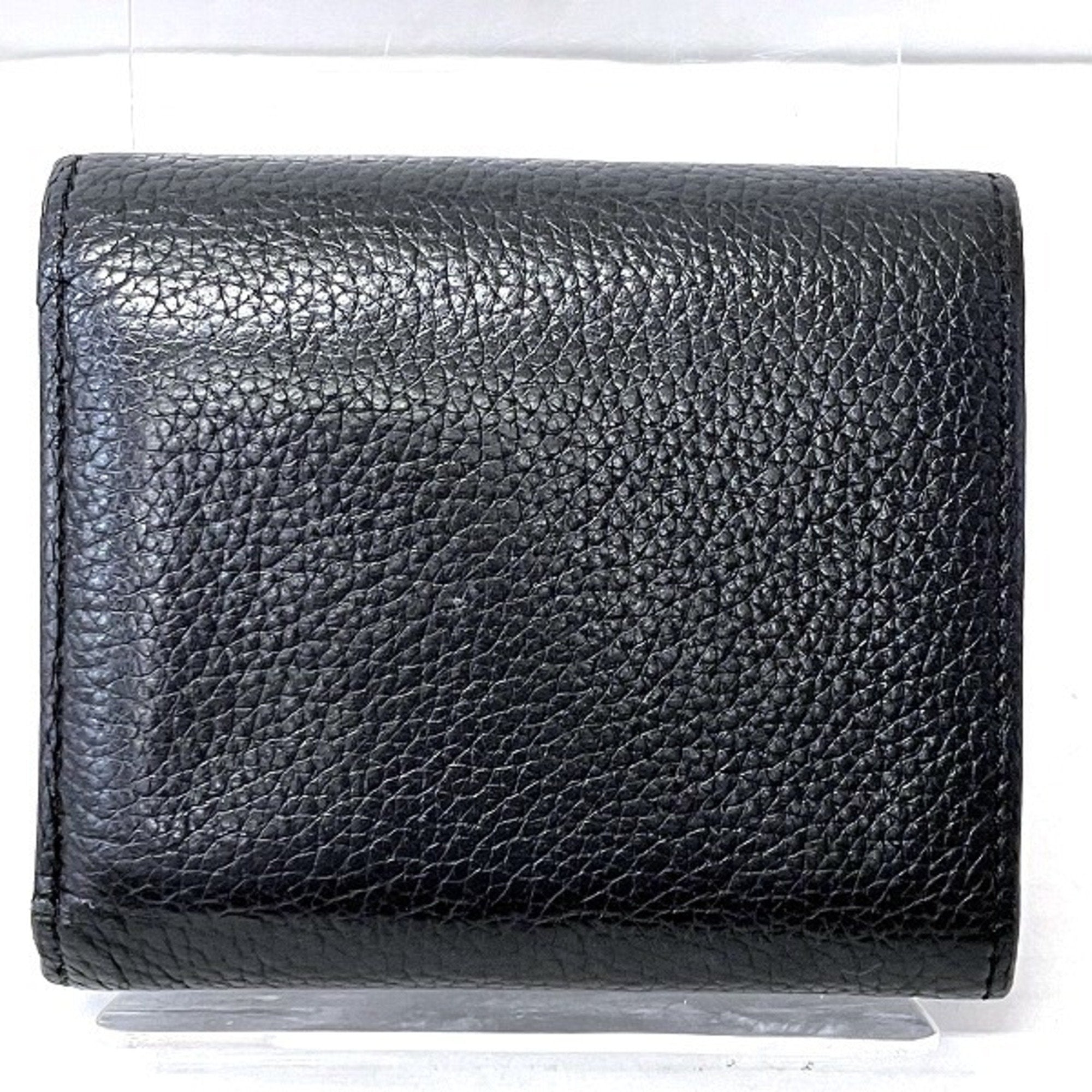 Louis Vuitton Double V Black Leather Wallet (Pre-Owned)
