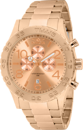 Invicta Men's Specialty Rose Gold Dial Watch - 1271
