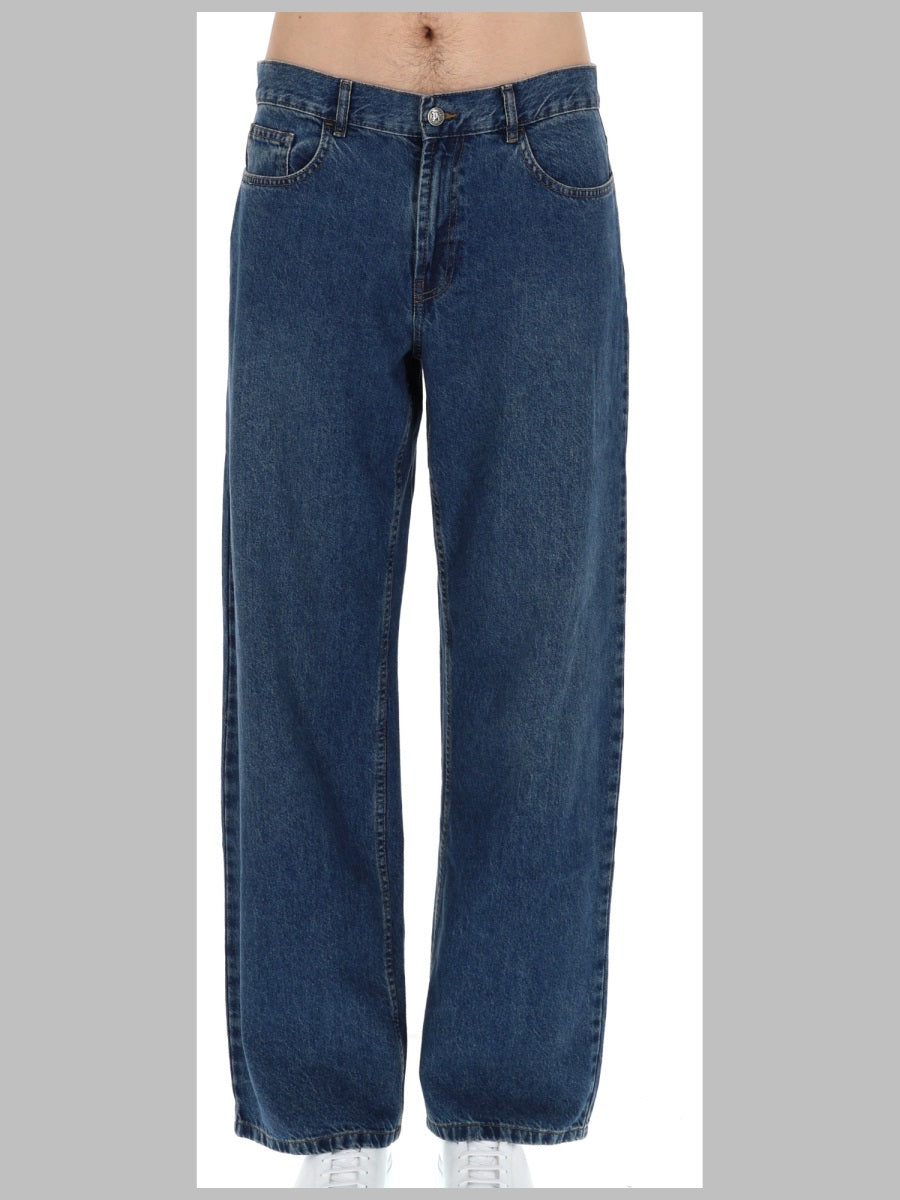 PALM ANGELS Palm Angels Men Jeans "Curved Logo"