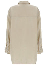 Lemaire Women Camicia Lunga Con Cravatta