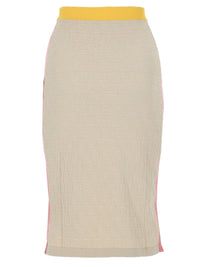 Fendi Women Gonna In Cotone E Seta