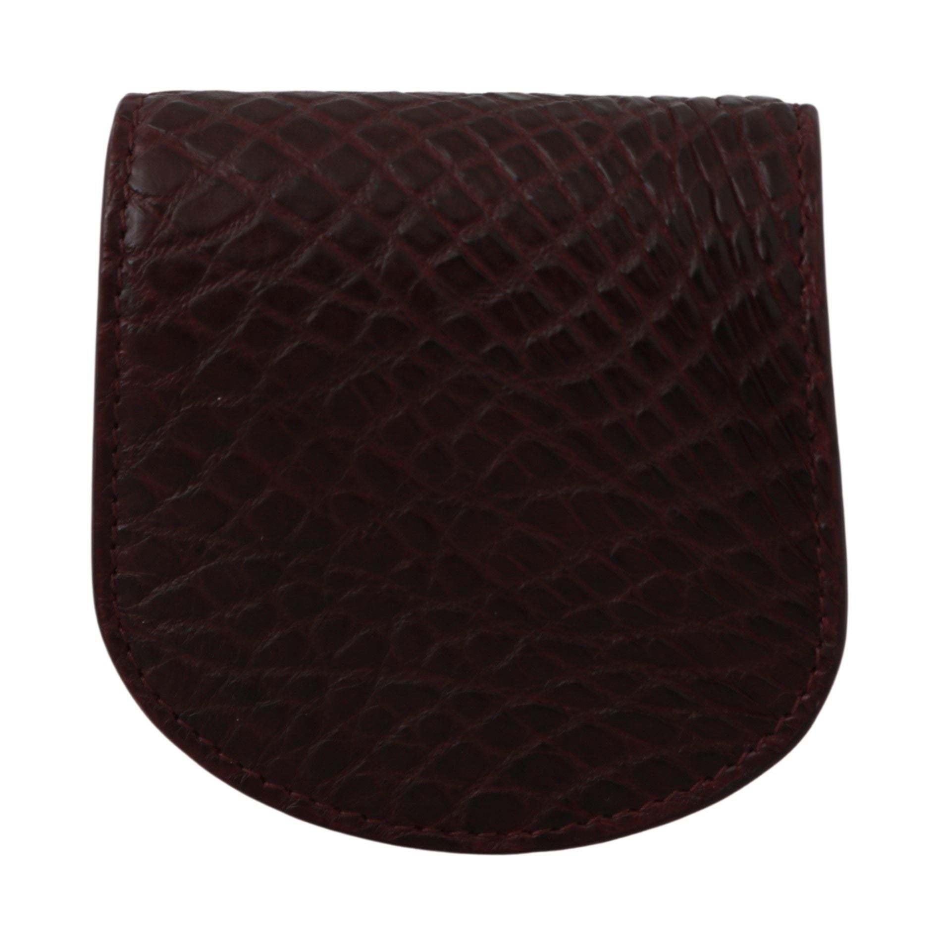 Dolce & Gabbana Dolce & Gabbana Brown Exotic Skin Pocket Condom Case Men's Holder
