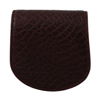 Dolce & Gabbana Dolce & Gabbana Brown Exotic Skin Pocket Condom Case Men's Holder
