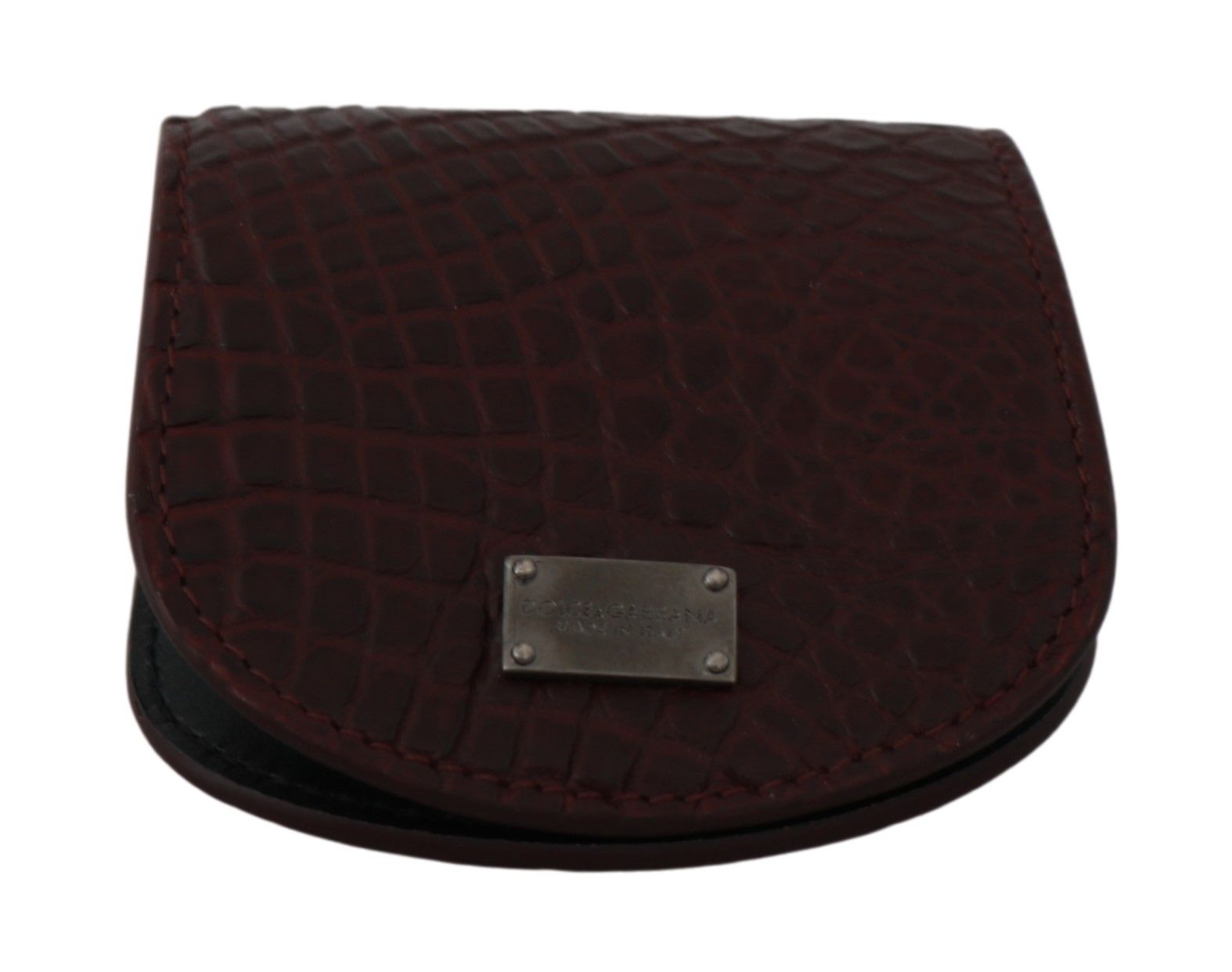 Dolce & Gabbana Dolce & Gabbana Brown Exotic Skin Pocket Condom Case Men's Holder