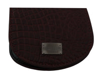 Dolce & Gabbana Dolce & Gabbana Brown Exotic Skin Pocket Condom Case Men's Holder