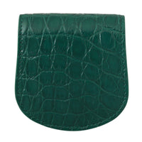 Dolce & Gabbana Dolce & Gabbana Green Exotic Skins Condom Case Holder Men's Wallet
