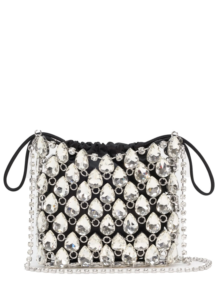 SELF-PORTRAIT Self-Portrait Women Borsa Mini In Maglia Metallica Con Cristalli
