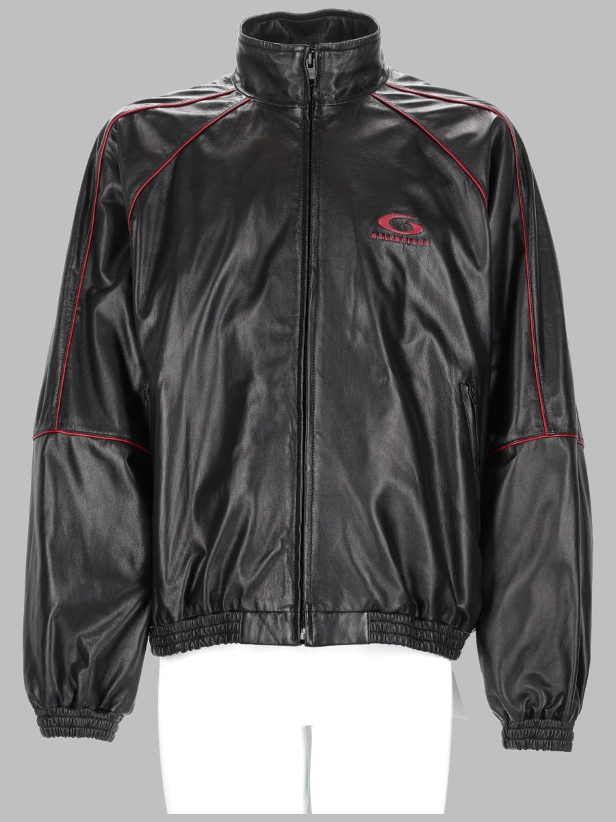 BALENCIAGA Balenciaga Men Giacca Da Tuta In Pelle
