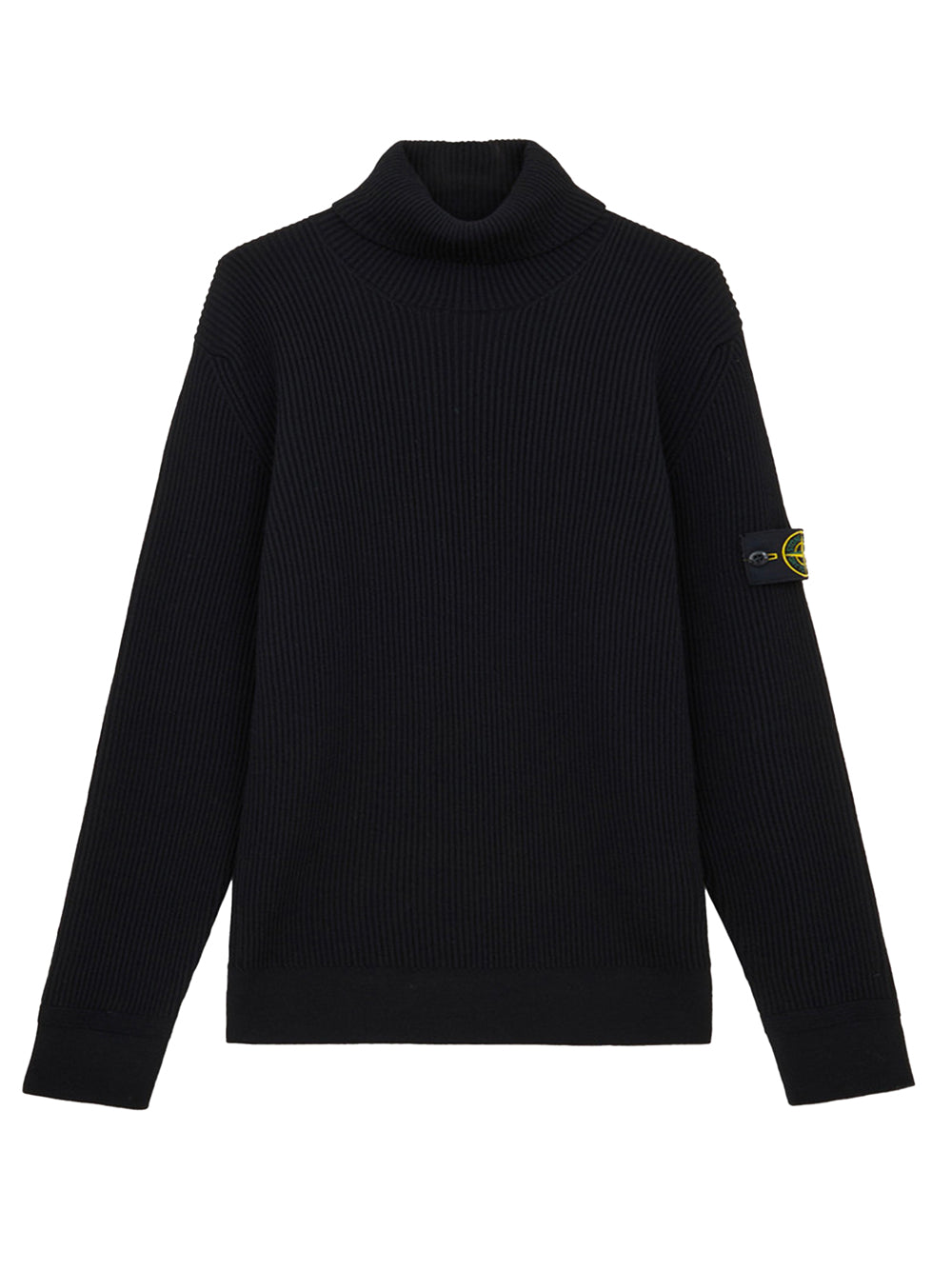 STONE ISLAND Ribbed Wool Turtleneck Pullover Women