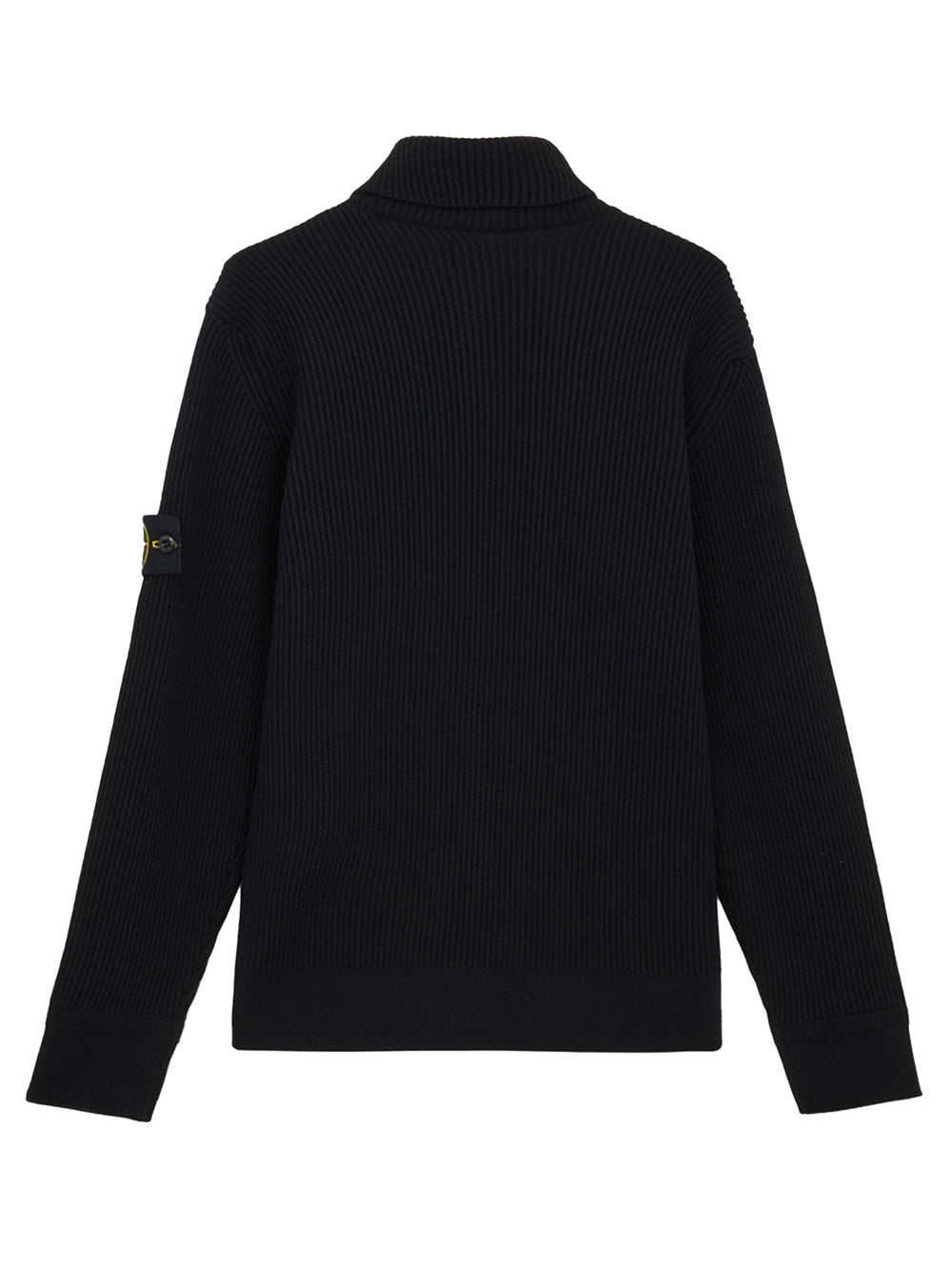 STONE ISLAND Ribbed Wool Turtleneck Pullover Women
