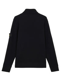 STONE ISLAND Ribbed Wool Turtleneck Pullover Women