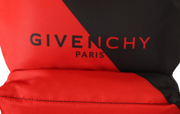 Givenchy Red and Black Nylon Urban Backpack