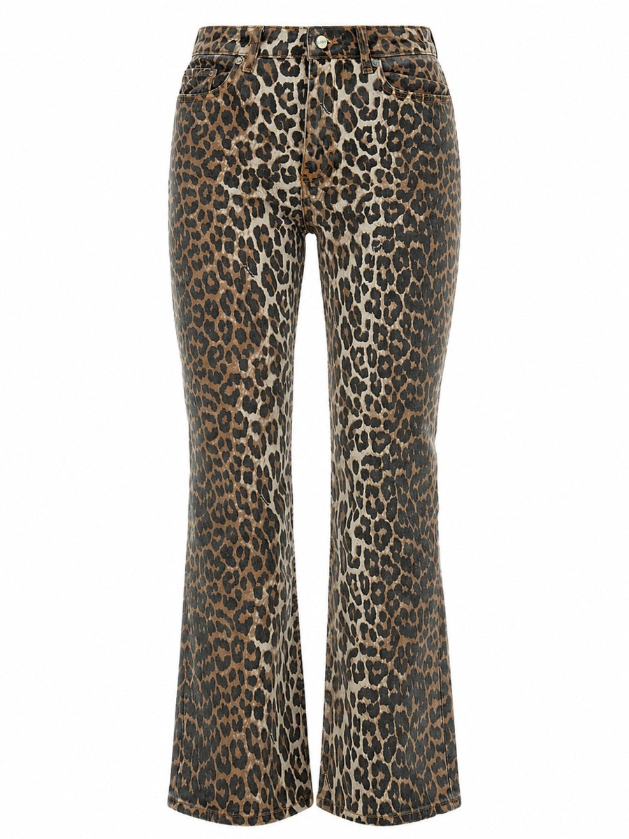 Ganni Women Jeans Animalier