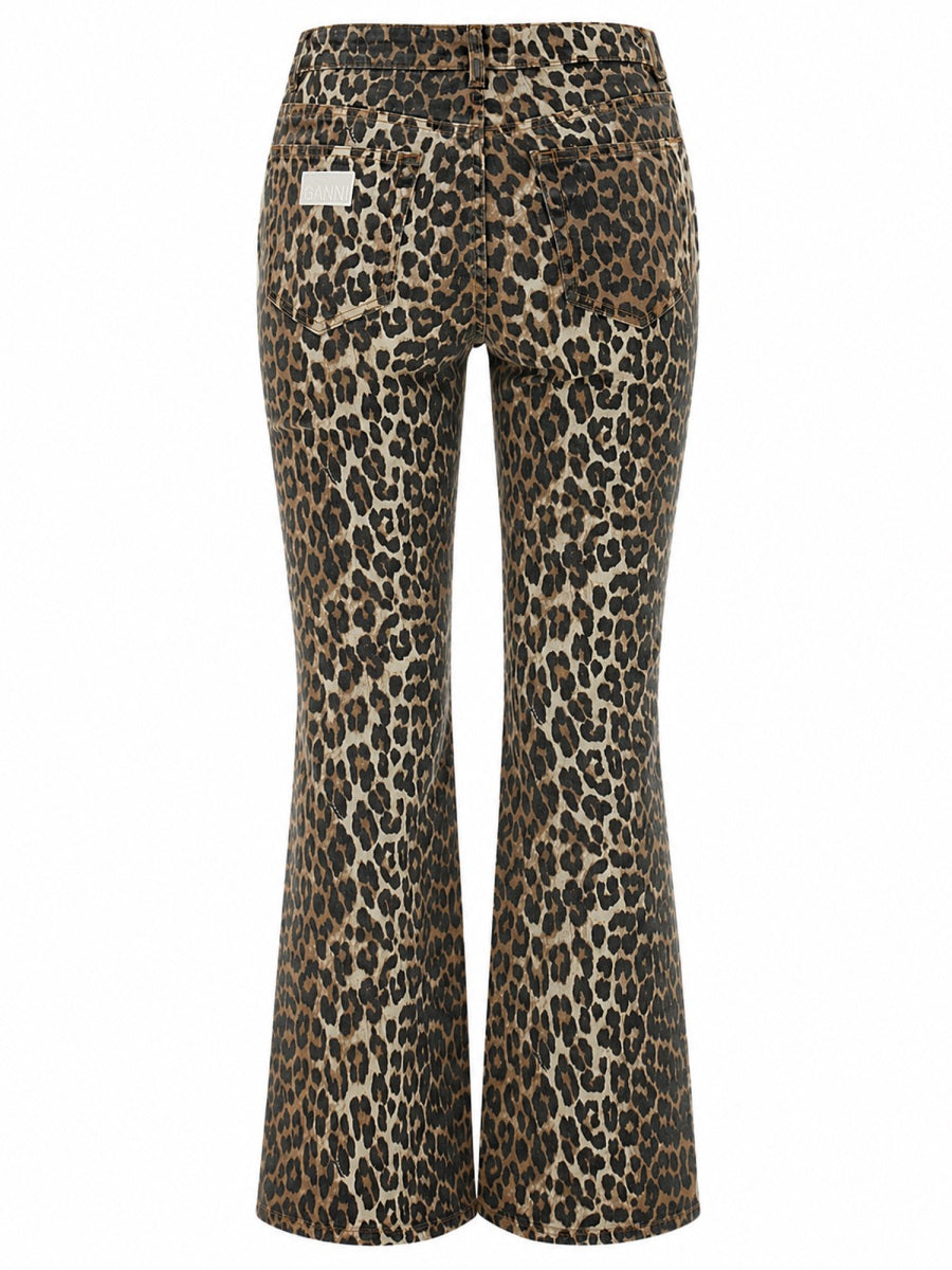 Ganni Women Jeans Animalier