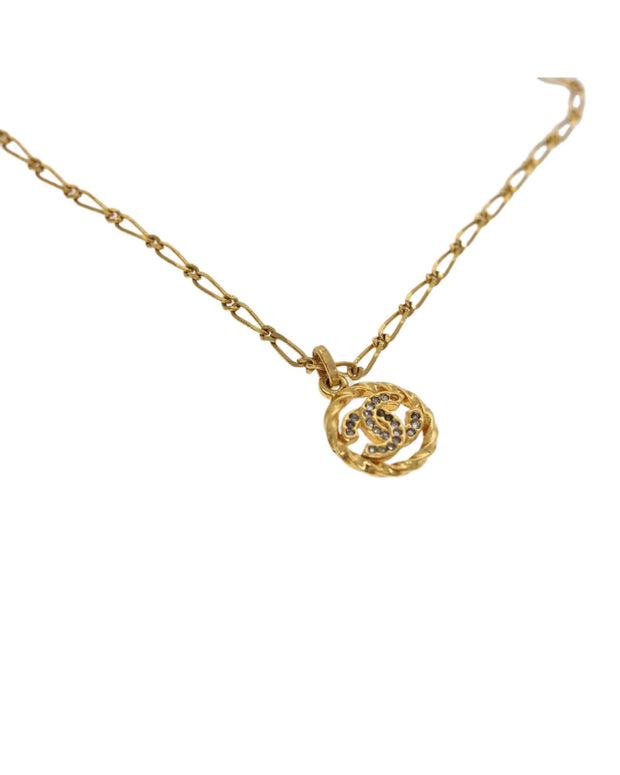 Chanel Coco Mark Necklace Metal Gold Cc – Bluefly