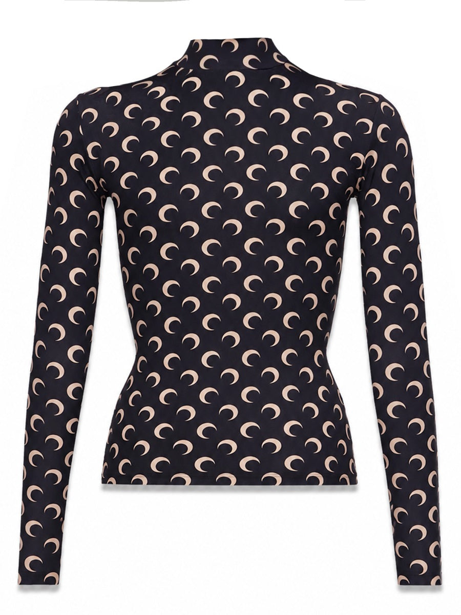 Marine Serre Women T-Shirt "Moon"