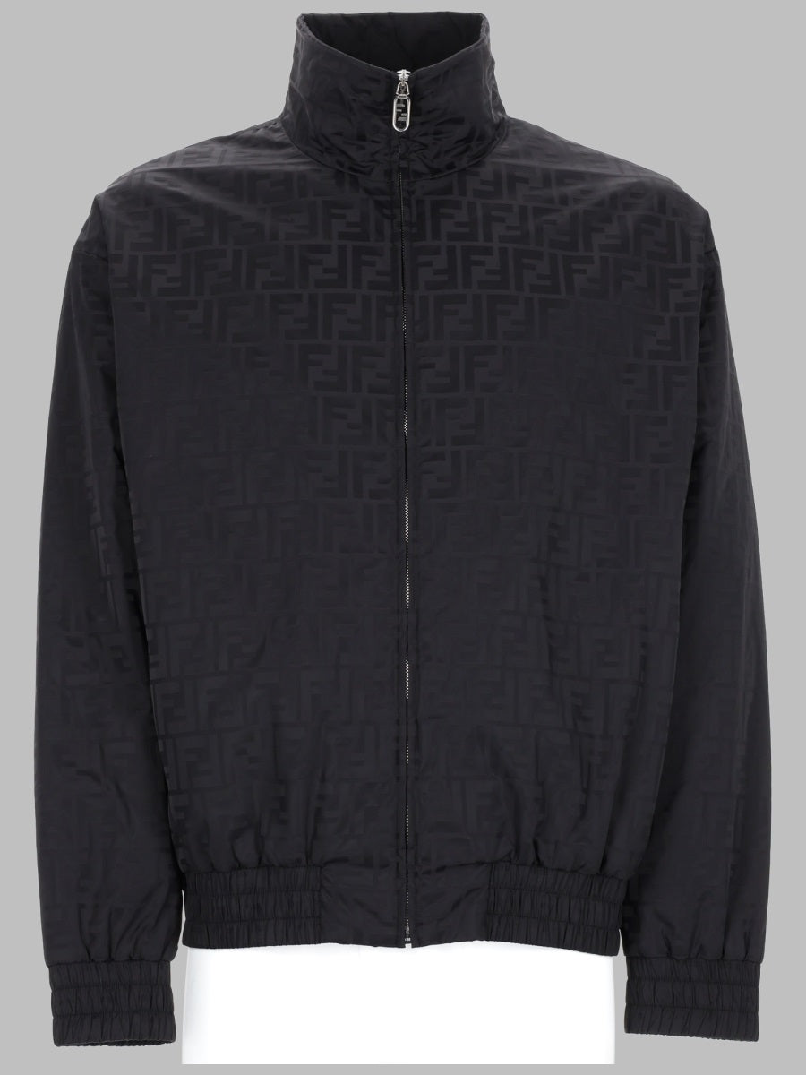 Fendi Men Giacca Bomber Con Trama "Ff"