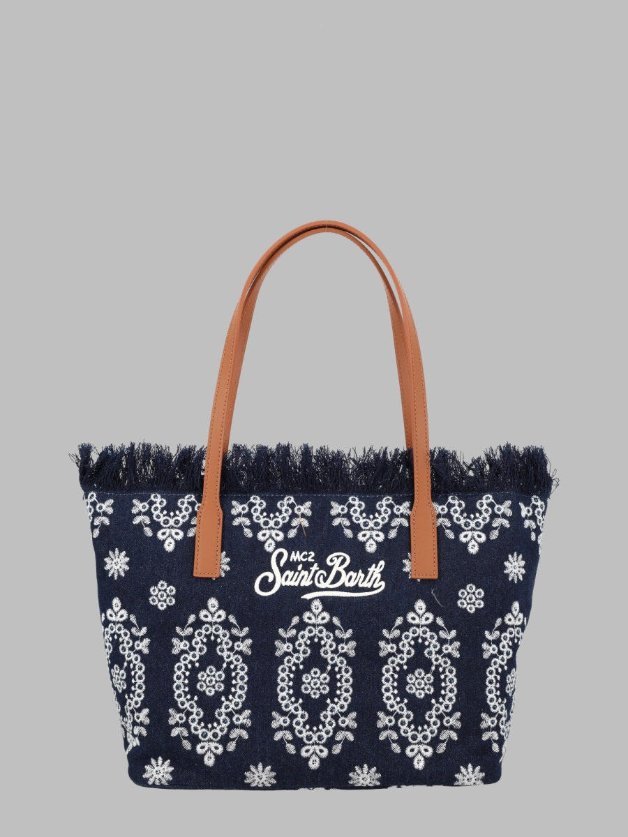 MC2 SAINT BARTH Mc2 Saint Barth Women Borsa "City" Medium Con Frange