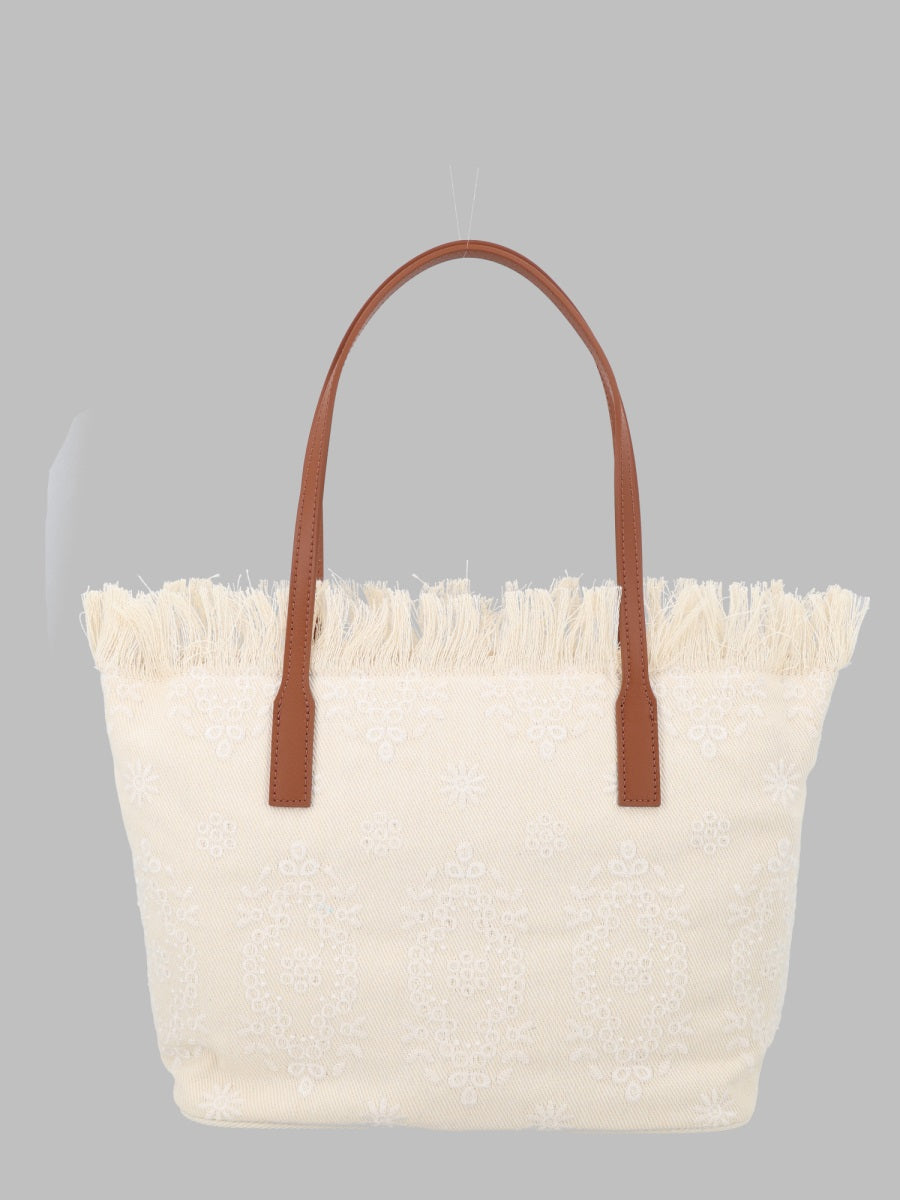 Mc2 Saint Barth Women Borsa "City" Medium Con Frange