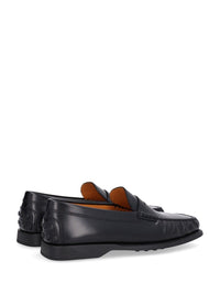 Tod's Men Moccasin In Curled Leather