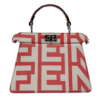 Fendi Peekaboo Red Leather Handbag (Pre-Owned) OS Red