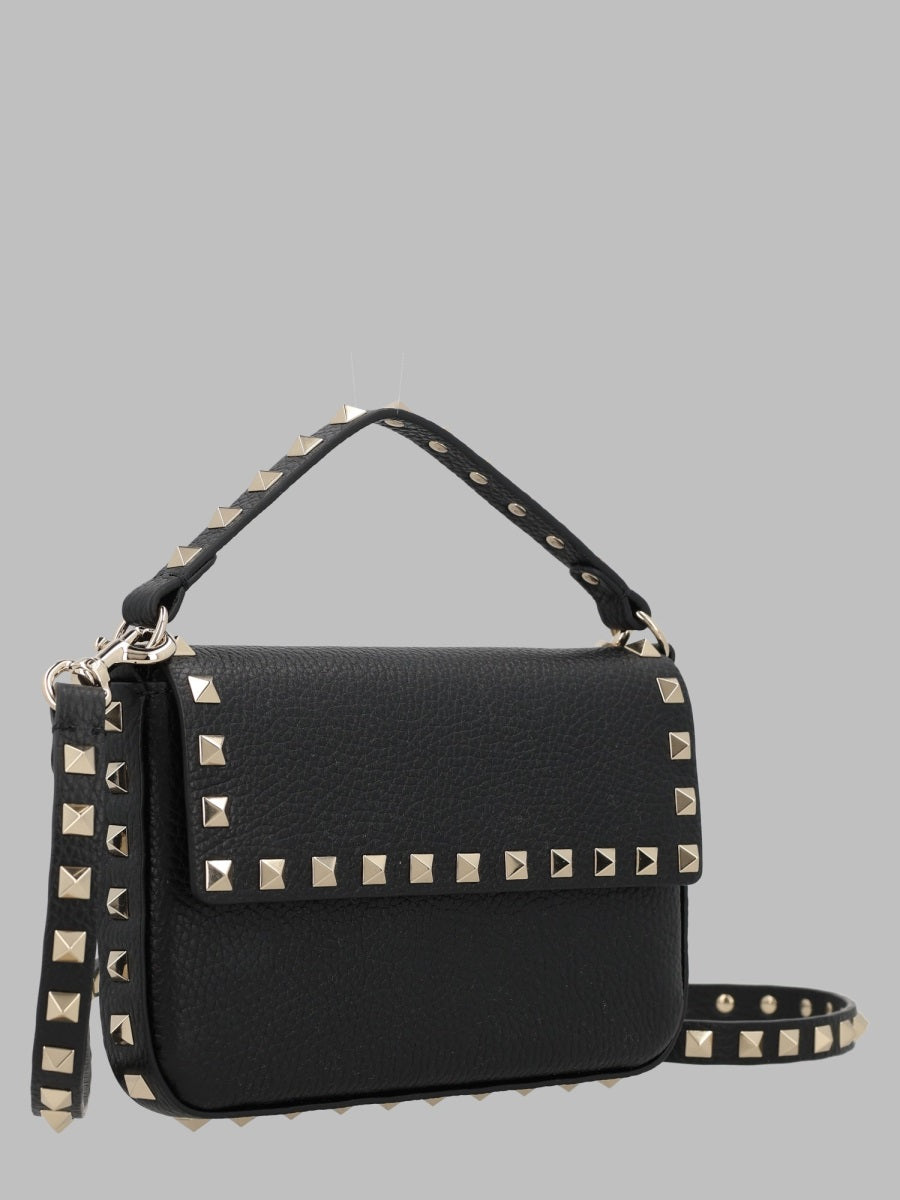 Valentino Garavani Women Pouch Rockstud In Vitello Granato