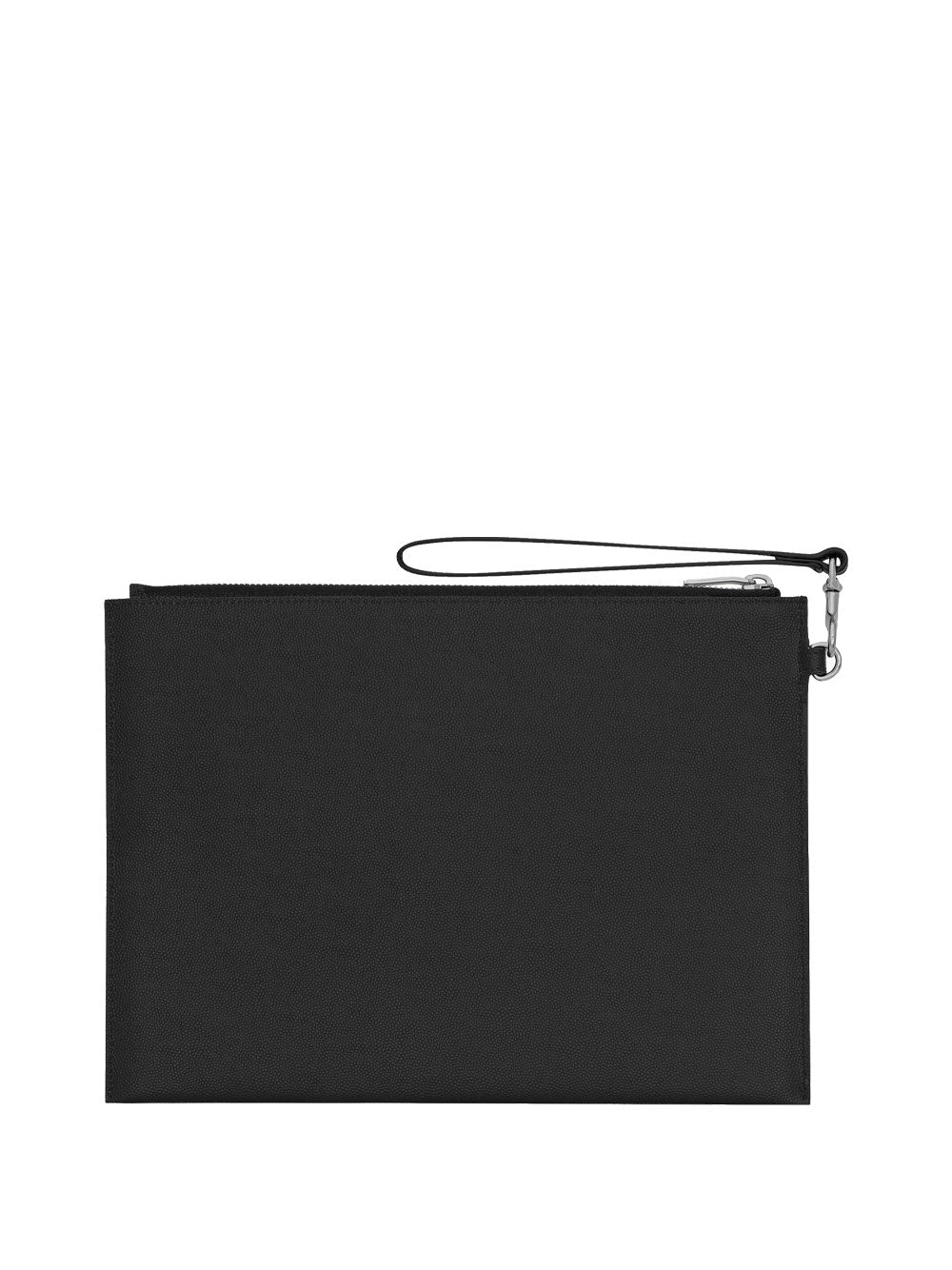 SAINT LAURENT Saint Laurent Men Zipped Tablet Holder In Grain De Poudre-Leather