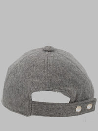 Max Mara Women Cappello Da Baseball In Cashmere Con Logo
