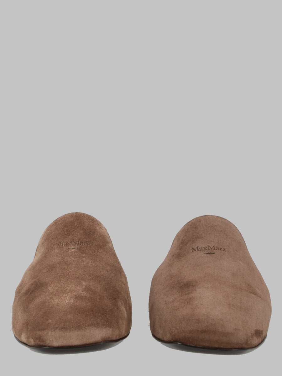Max Mara Women Mule "Tessile" In Crosta
