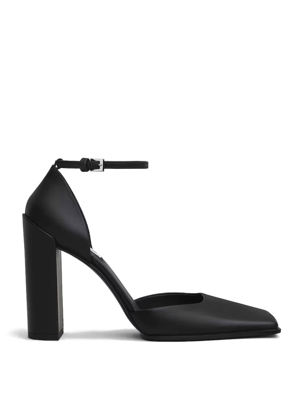 Alaia Women Square D`Orsay Leather Pumps
