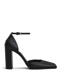 ALAÏA Square D`Orsay Leather Pumps Women