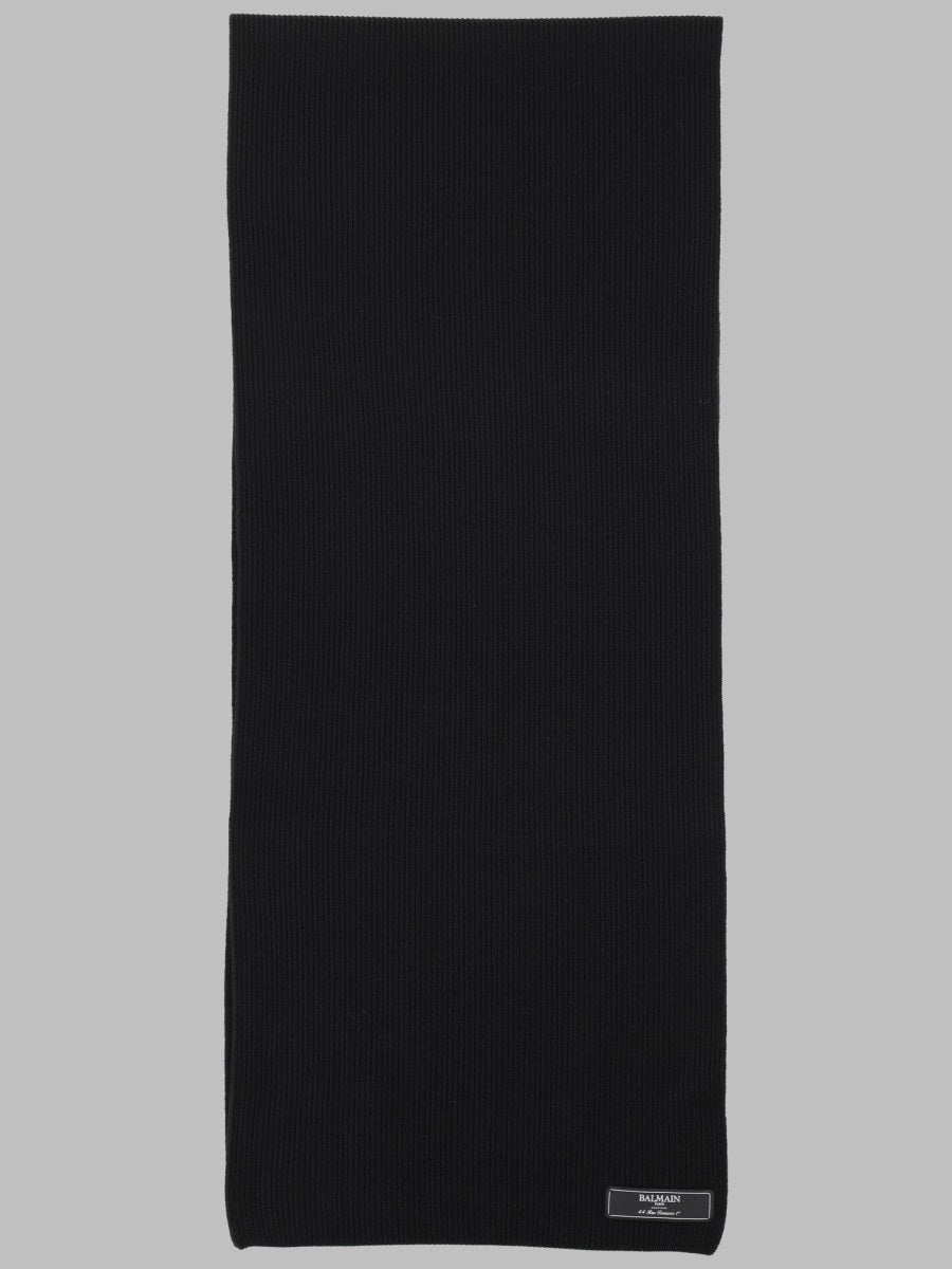 Balmain Men Sciarpa In Lana Merino