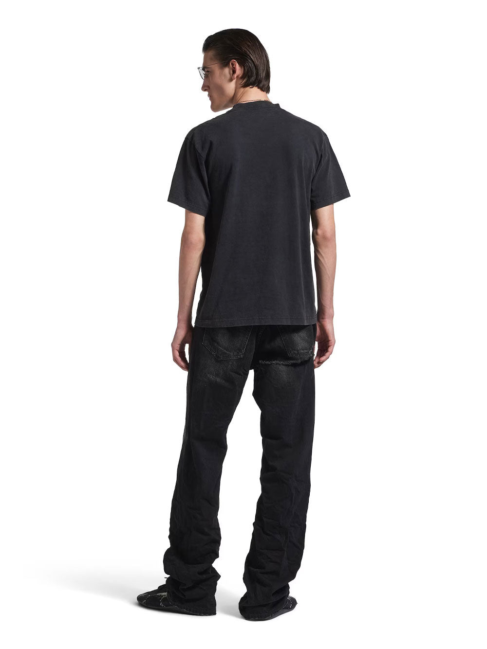BALENCIAGA Standard Regular Fit T-Shirt In Faded Jersey Women