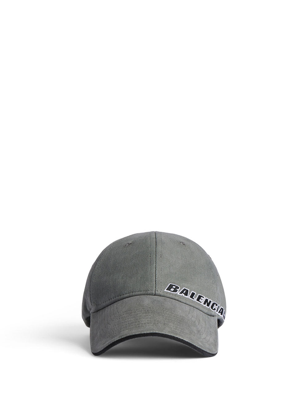 BALENCIAGA Tilted Typo Cap In Cotton Drill Women