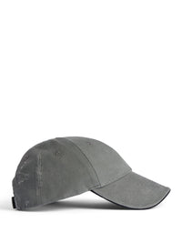 BALENCIAGA Tilted Typo Cap In Cotton Drill Women
